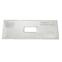 TV Jones router Template Pickguard  FT Large
