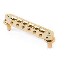 TonePros TP6 Tune-o-matic Bridge Small Posts - gOLD