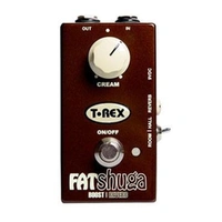 T-Rex Fat Shuga Overdrive with Reverb Guitar Effects  Pedal