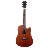 Timberidge 'Messenger Series' Mahogany Acoustic-Electric Lefty Guitar  'Tree of Life'