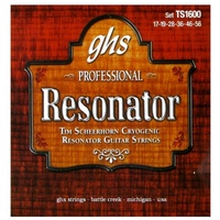GHS Tim Scheerhorn Phosphor Bronze Resonator Strings TS1600 17-56