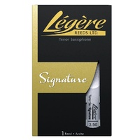 Legere Tenor Signature Saxophone Reed - Strength 2.5 (2 1/2)