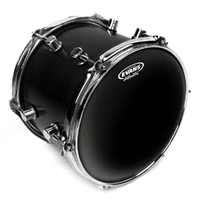 Evans Black Chrome Drum Head, 8 Inch
