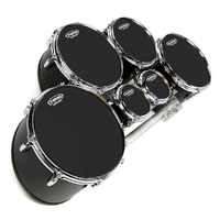 Evans MX Black Marching Tenor Drum Head, 12 Inch