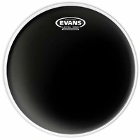 Evans 14" Black Chrome Batter Drum Head - 14 inch black 2 ply Head  TT14CHR