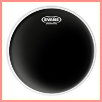 Evans 16" Black Chrome Batter Drum Head - 16 inch black 2 ply Head  TT16CHR