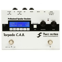 Two Notes Audio Engineering Torpedo C.A.B.  Speaker Simulator Guitar Amp Pedal