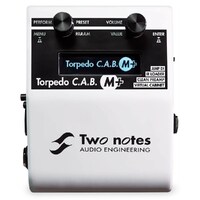 Two Notes C.A.B. M+ Amp DI IR Loader & Virtual Cabinet Pedal