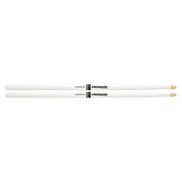Promark Classic 5A White Hickory Drumsticks - Wood Tip
