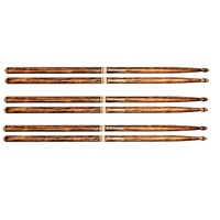 3 Pairs ProMark Hickory Firegrain Drumsticks TX7AW-FG Drum stick 7A wood Tip