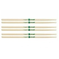 3 pairs Promark  Natural American Hickory Nylon Tip 5BN - TXR5BN DrumSticks
