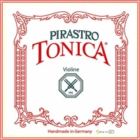 Pirastro Tonica Violin String Set  1/4 - 1/8 Size Medium E String Silvery Steel 