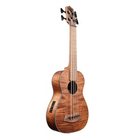 Kala U-Bass Exotic Mahogany - Fretted, Round Wounds Short Scale