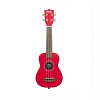 Kala Ukadelic Cherrybomb  Soprano Ukulele with Bag Cherry Bomb