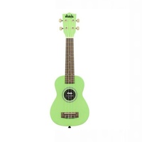 Kala Ukadelic Grasshopper Soprano Ukulele with Bag