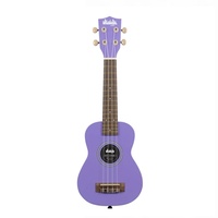 Kala Ukadelic Ultra Violet Soprano Ukulele with Bag