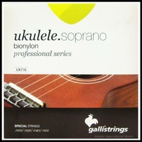 Galli String Set UX710 BIONYLON Soprano Ukulele Strings professional Series  
