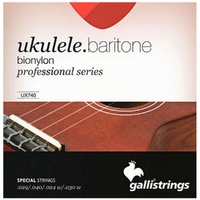 Galli UX740 Bionylon Professional Series Ukulele Strings, Baritone