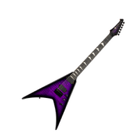 Spira v-500-TPP-E Electric Guitar - Trans Purple - Ebony Fretboard