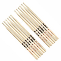 Vic Firth  Classic American Hickory 5A Wood Tip Drum Sticks x 6 Pairs Drumsticks