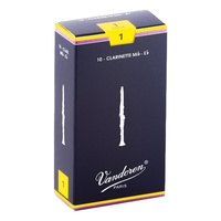 Vandoren E Flat Clarinet Reed Traditional Grade 1 Box of 10
