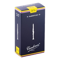 Vandoren E Flat Clarinet Reed Traditional Grade 3.5 Box of 10