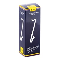 Vandoren Bass Clarinet Reed Traditional Box of 5 Grade 1.5