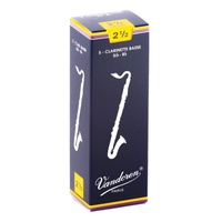 Vandoren Bass Clarinet Reed Traditional Box of 5 Grade 2.5