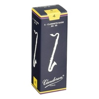 Vandoren Bass Clarinet Reed Traditional Grade 4 - Box of 5