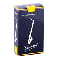 Vandoren Alto Clarinet Reed Traditional Box of 10 Grade 1