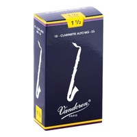 Vandoren Alto Clarinet Reed Traditional Grade 1.5 Box of 10