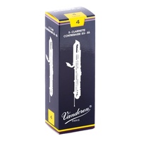 Vandoren Contrabass Clarinet Reed Box of 5 Grade 4