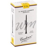 Vandoren B Flat Clarinet Reed White Master Grade 1.5