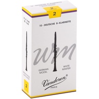 Vandoren B Flat Clarinet Reed White Master Grade 2.0