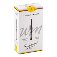 Vandoren B Flat Clarinet Reed White Master Grade 4.0