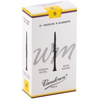 Vandoren B Flat Clarinet Reed White Master Grade 5.0
