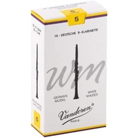 Vandoren B Flat Clarinet Reed White Master Grade 5.0