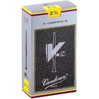 Vandoren B Flat Clarinet Reed V12 Grade 2.5 Box of 10