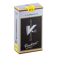 Vandoren B Flat Clarinet Reeds V12 Grade 4.5 Box of 10