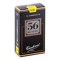Vandoren B Flat Clarinet Reed 56 RL Grade 3.5+ Box of 10