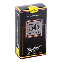 Vandoren B Flat Clarinet Reed 56 RL Grade 3.5+ Box of 10 