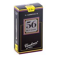 Vandoren B Flat Clarinet Reed 56 RL Grade 3.5 Box of 10