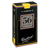 Vandoren B Flat Clarinet Reed 56 Rue Lepic Grade 3.5+  Box of 10
