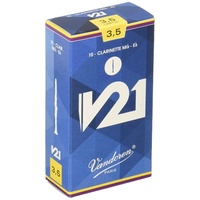 Vandoren E Flat Clarinet Reed V21 Grade 3.5 Box of 10
