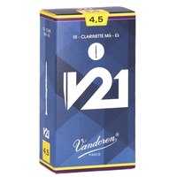 Vandoren E Flat Clarinet Reed V21 Grade 4.5 Box of 10