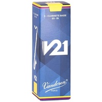 Vandoren Bass Clarinet Reed V21 Box of 5 Grade 2.5