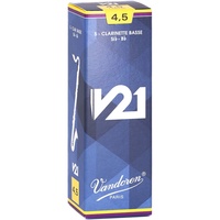 Vandoren Bass Clarinet Reeds V21 Box of 5 Grade 4.5