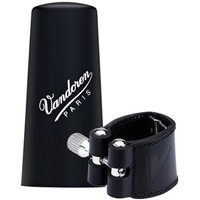 Vandoren Leather Ligature & Plastic Cap for Bass Clarinet