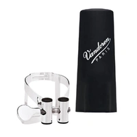 Vandoren MO Ligature & Cap for Alto Clarinet - Silver Plated