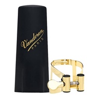 Vandoren MO Ligature & Cap for Baritone Saxophone V16 - Gold Finish